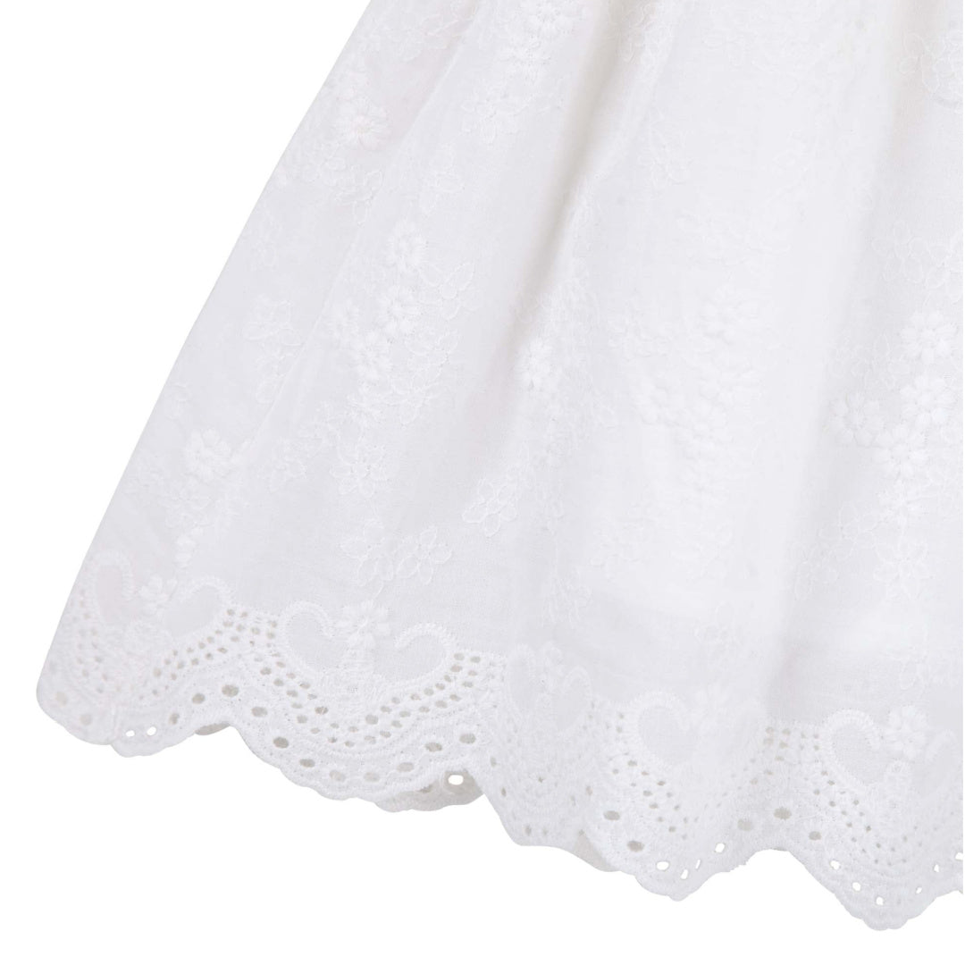 DESIGNER KIDZ BETSY LACE DRESS - WHITE