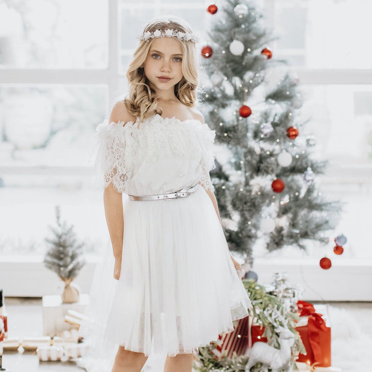 DESIGNER KIDZ CAMILLE LACE DRESS