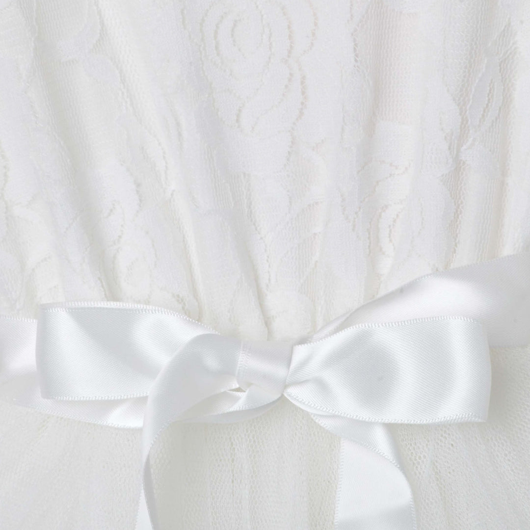 DESIGNER KIDZ CANDI LACE TUTU DRESS [IVORY]