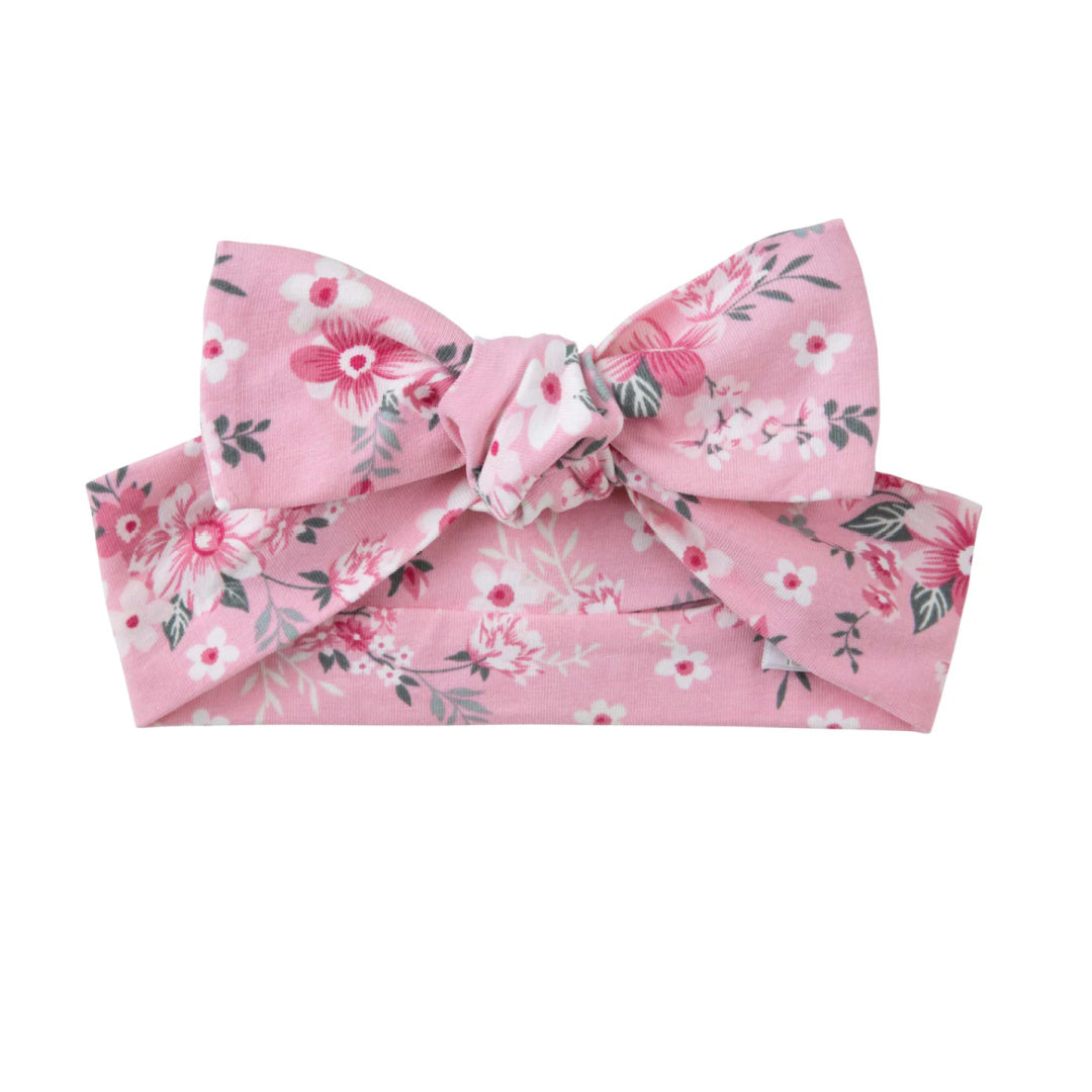 DESIGNER KIDZ MILLIE FLORAL HEADBAND - PINK