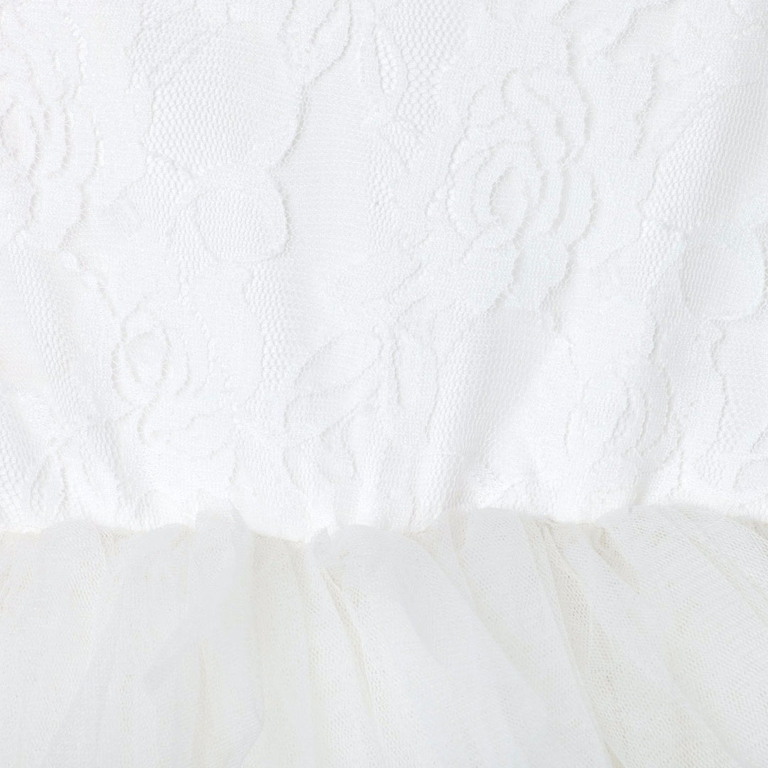 DESIGNER KIDZ SOPHIE LACE BODICE TUTU DRESS - IVORY
