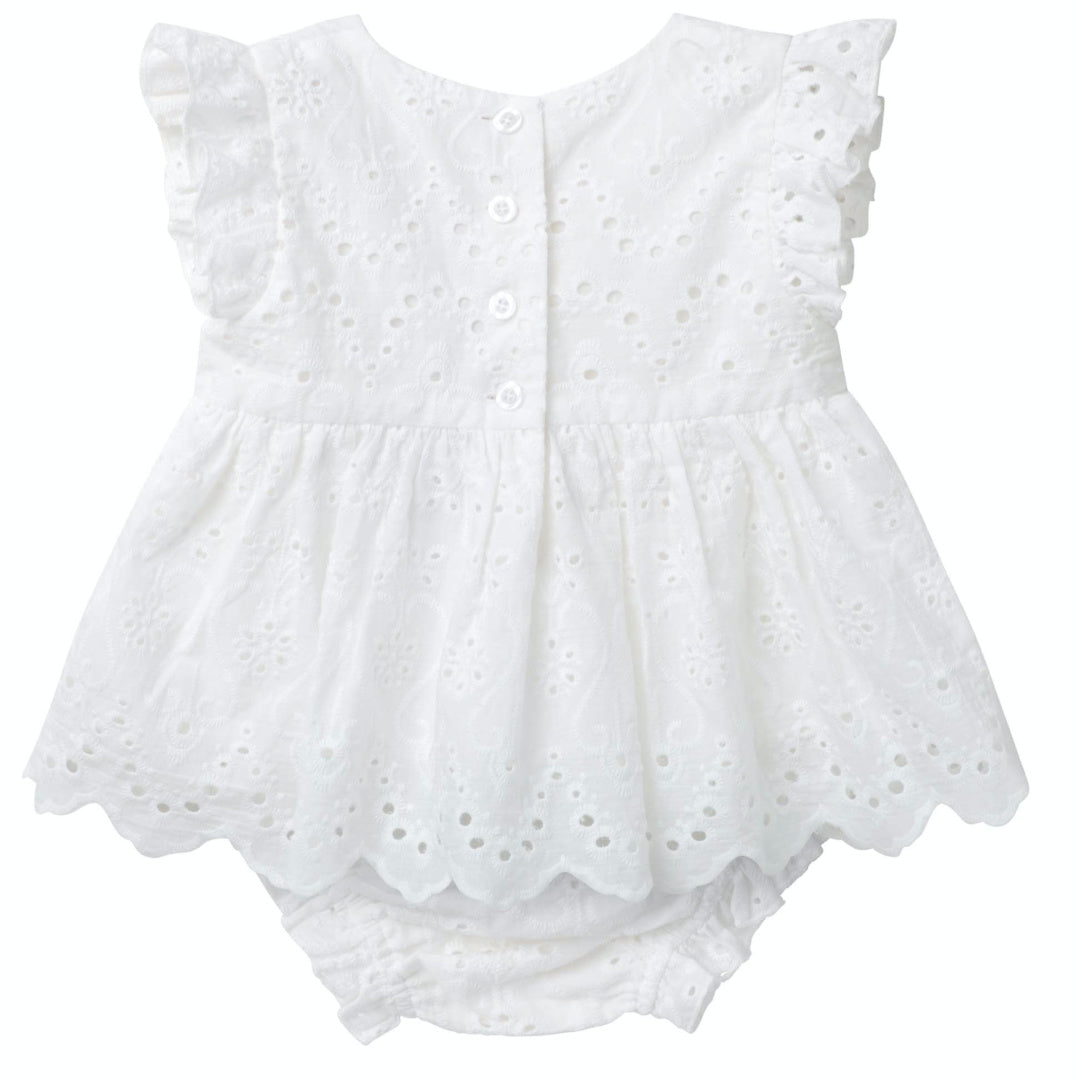 DESIGNER KIDZ SUZANNE DRESS &amp; BLOOMER SET