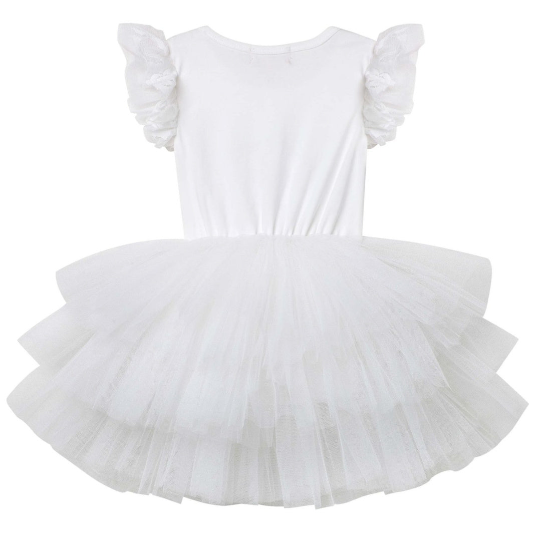 DESIGNER KIDZ MY FIRST LACE TUTU DRESS - IVORY