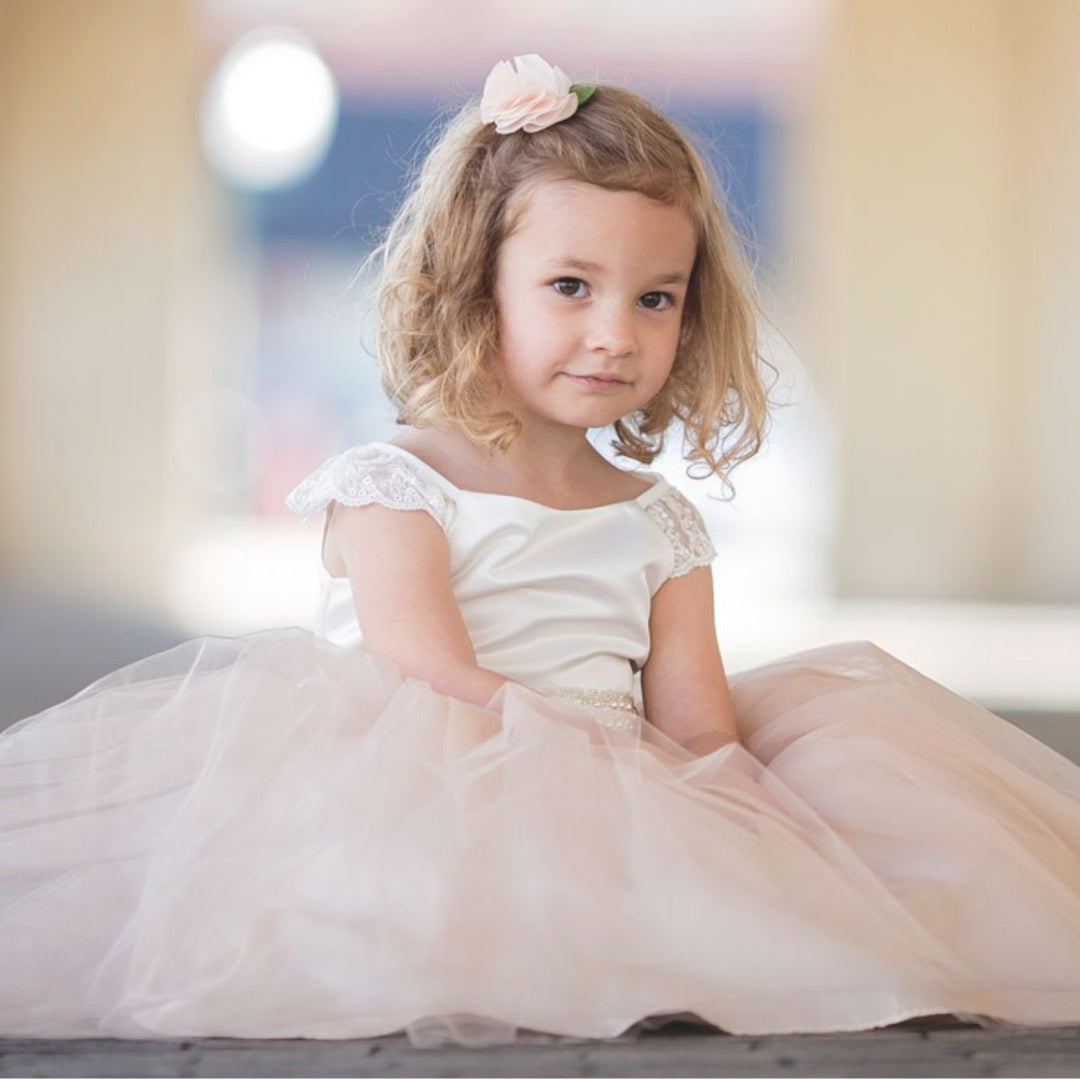 EXECUKIDS 'EVA' DRESS - EK12 [CHAMPAGNE]