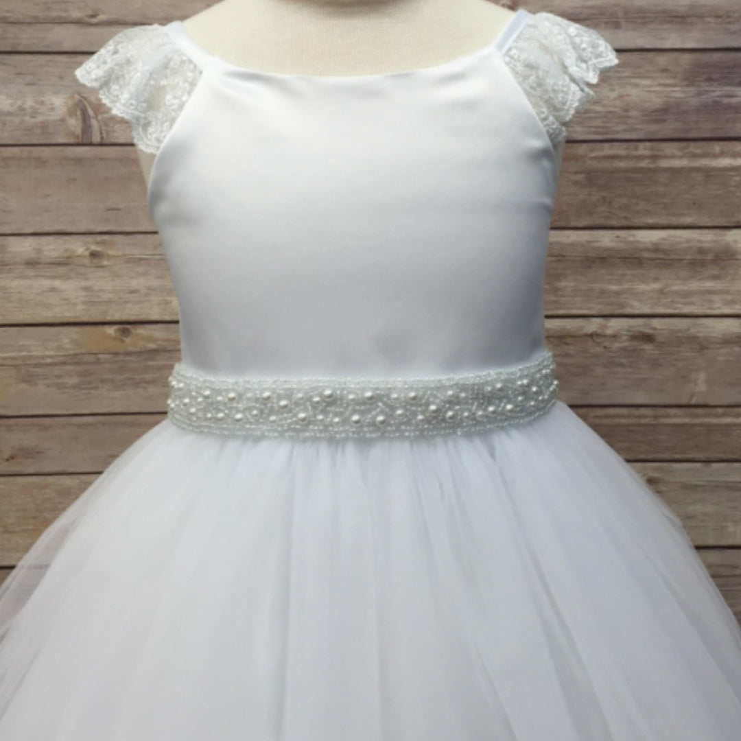 EXECUKIDS 'EVA' DRESS - EK12 [WHITE]