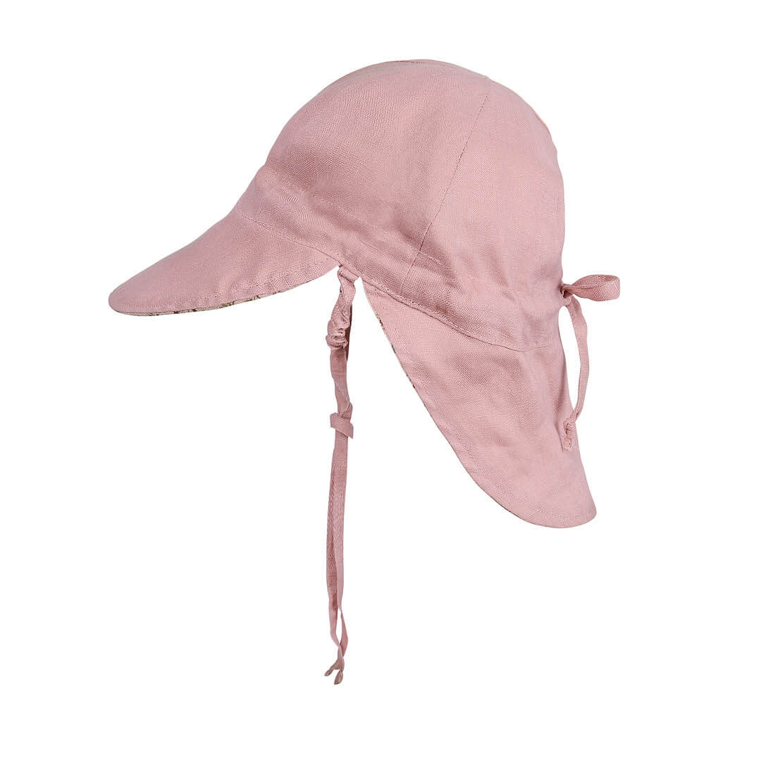 BEDHEAD HERITAGE &#39;LOUNGER&#39; BABY REVERSIBLE FLAT SUN HAT - LUCY / ROSA