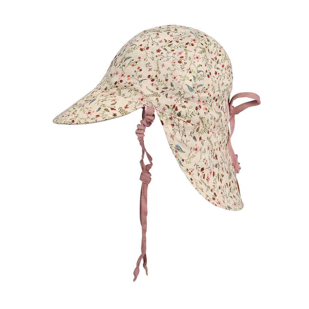 BEDHEAD HERITAGE &#39;LOUNGER&#39; BABY REVERSIBLE FLAT SUN HAT - LUCY / ROSA