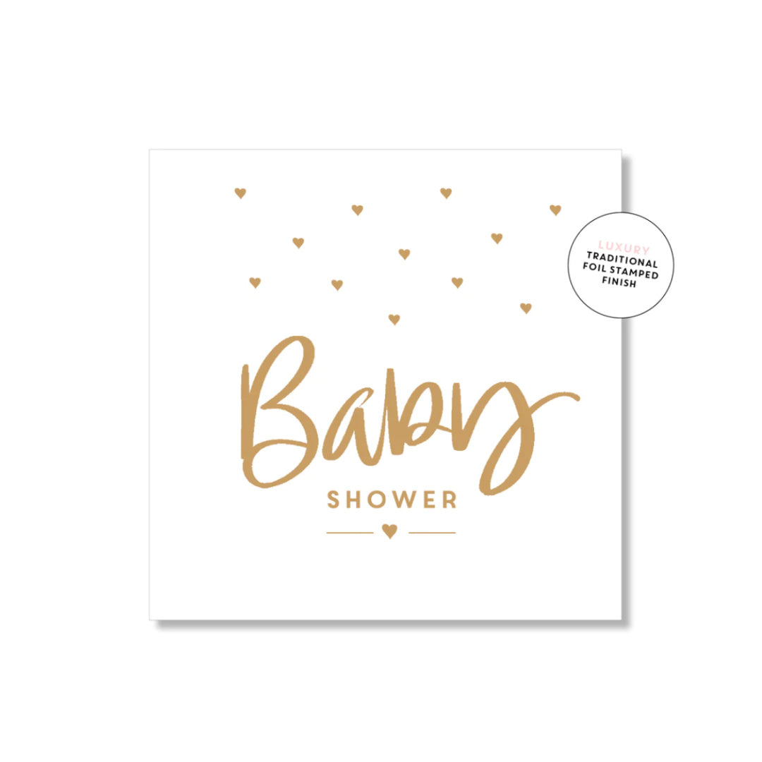 JUST SMITTEN MINI CARD - BABY SHOWER