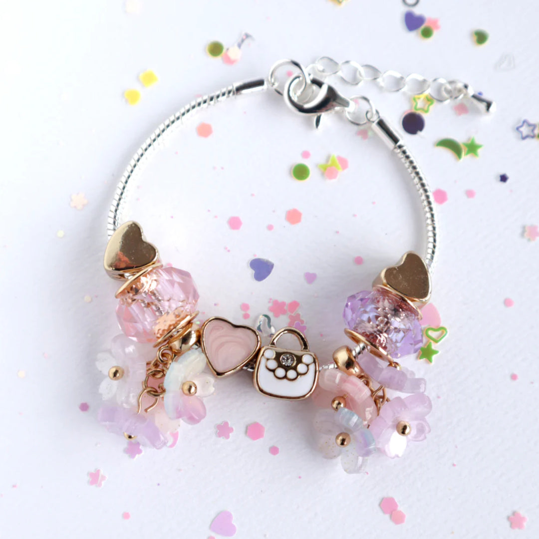 LAUREN HINKLEY PRETTY POSY CHARM BRACELET