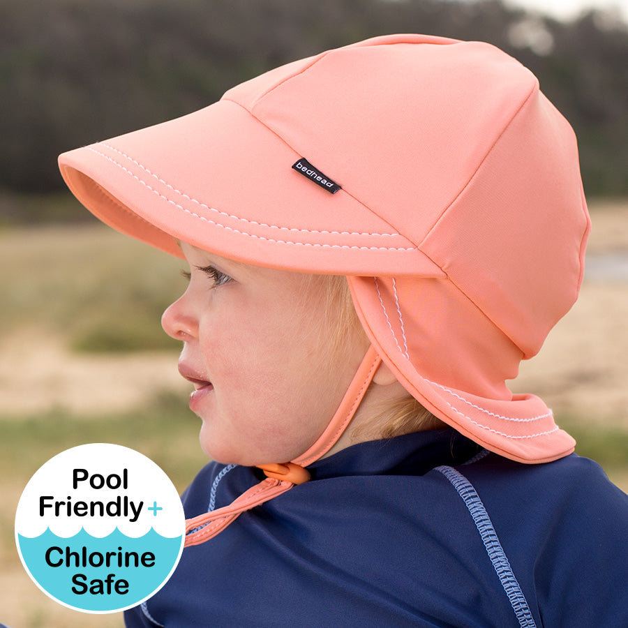 BEDHEAD BABY LEGIONNAIRE SWIM HAT - PEACH