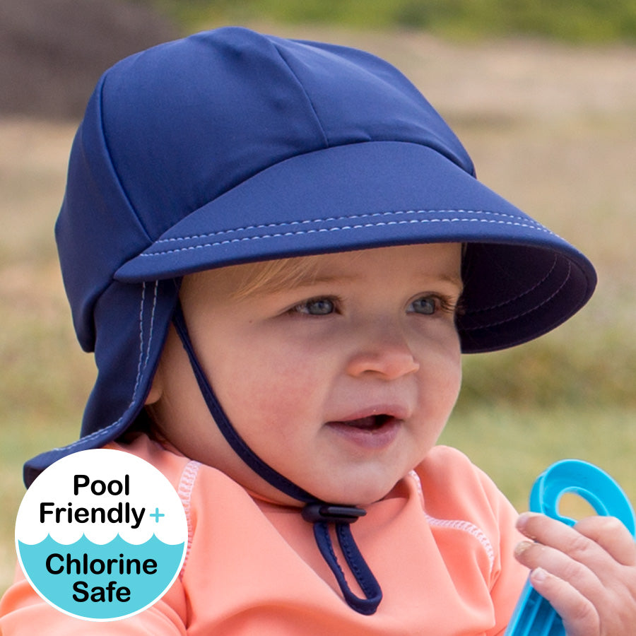 BEDHEAD BABY LEGIONNAIRE SWIM HAT - MARINE