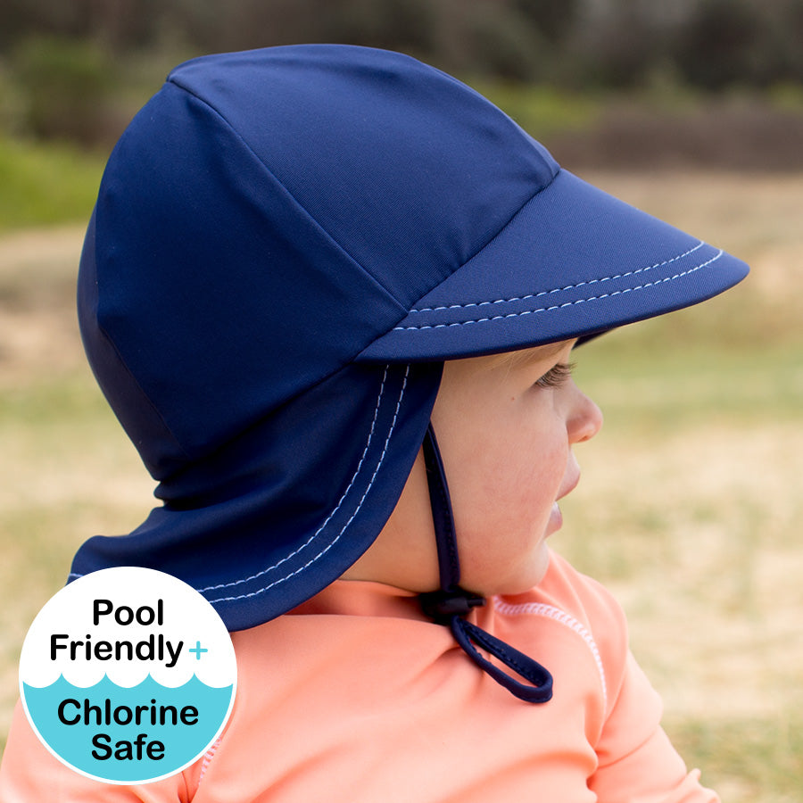BEDHEAD BABY LEGIONNAIRE SWIM HAT - MARINE