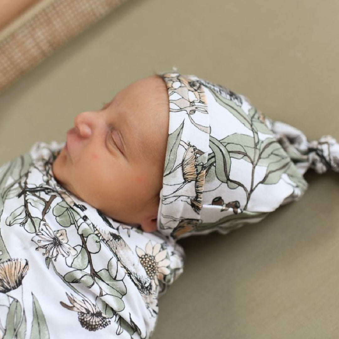 LUNA&#39;S TREASURES KOKO KNOTTED BEANIE NEWBORN