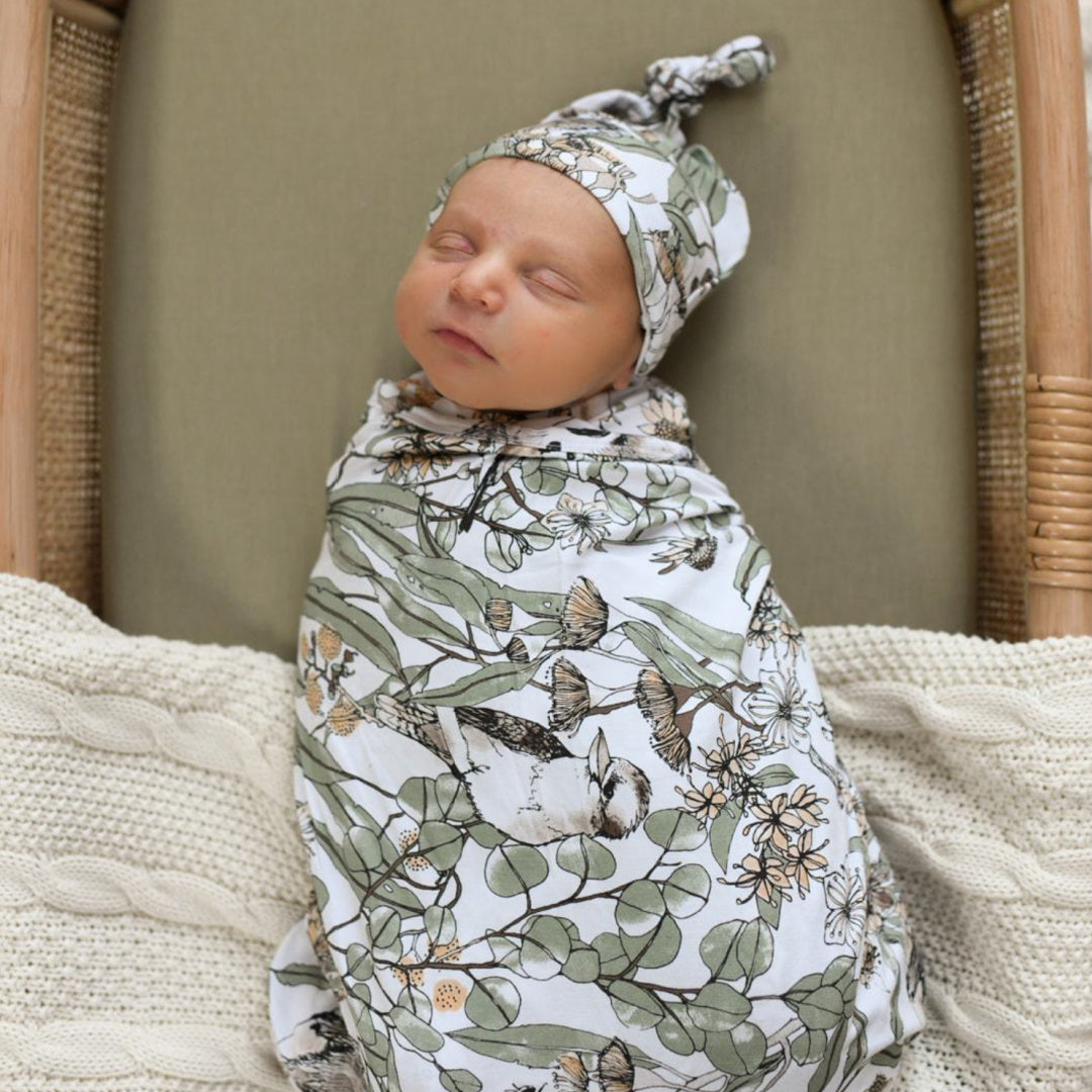 LUNA&#39;S TREASURES KOKO KNOTTED BEANIE NEWBORN