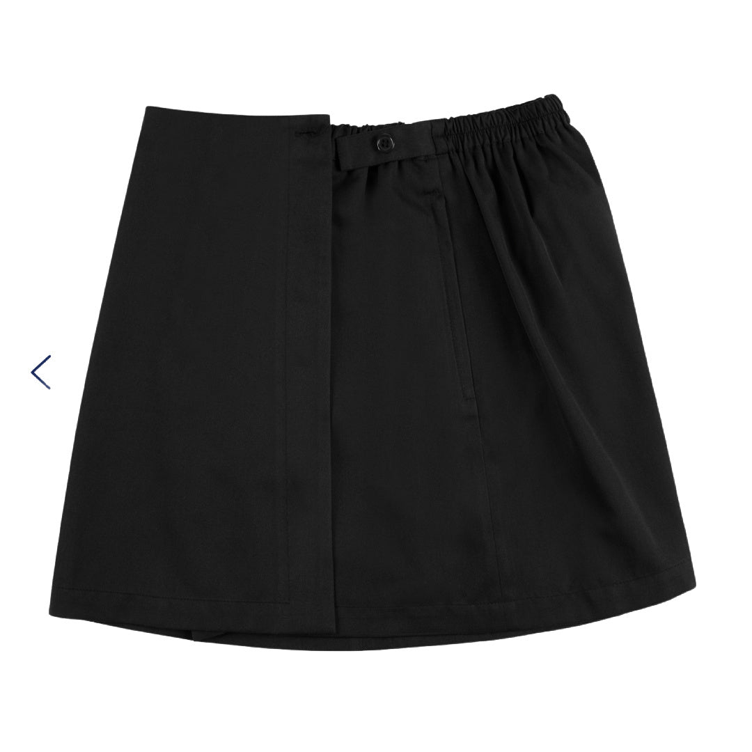 LWR GIRLS SCHOOL SKORT [BLACK]
