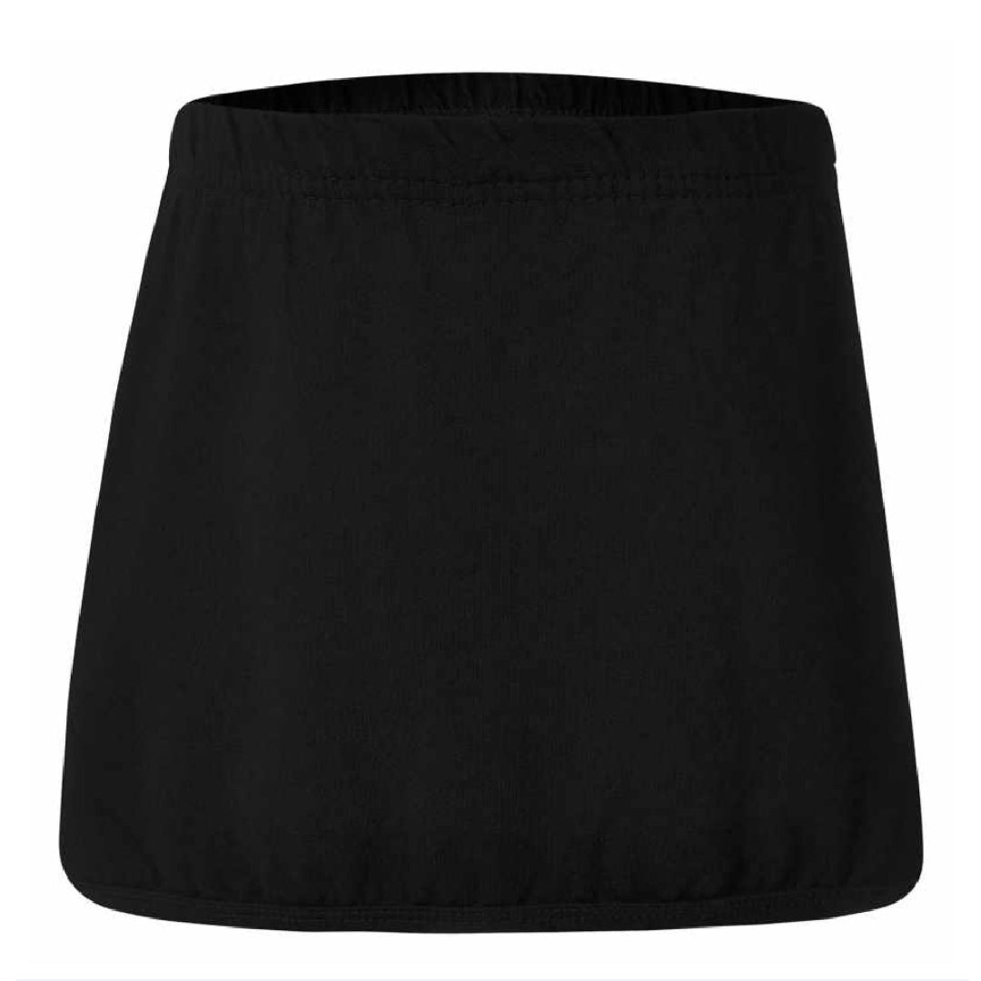 LWR SPORTS SKIRT (KNIT) WITH SHORTS [BLACK]