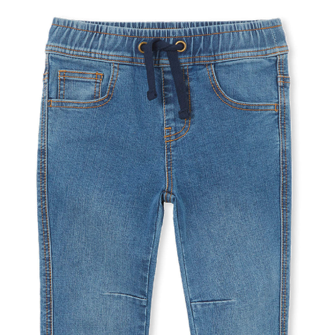 MILKY DENIM JOGGER JEANS