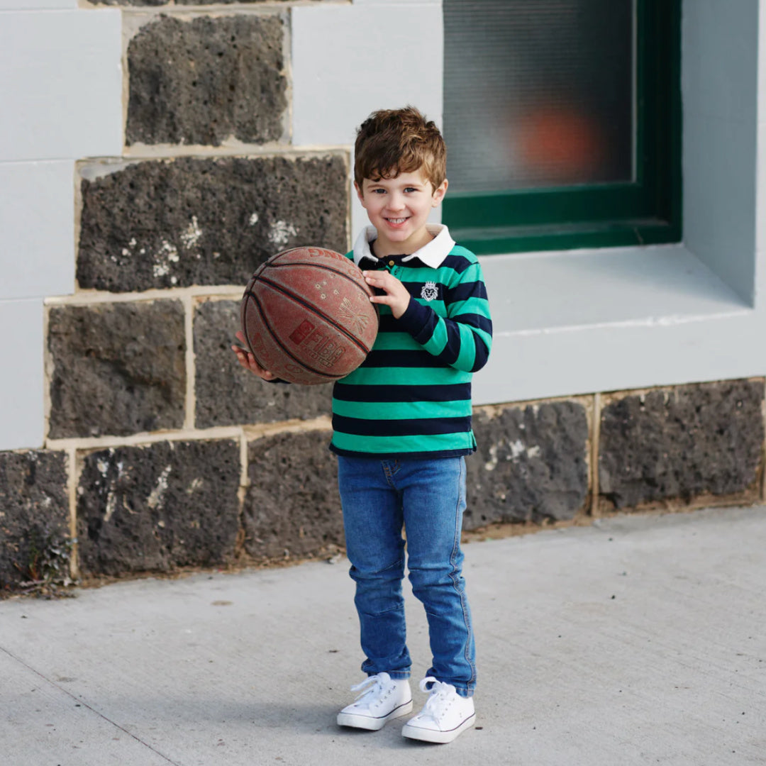 MILKY DENIM JOGGER JEANS