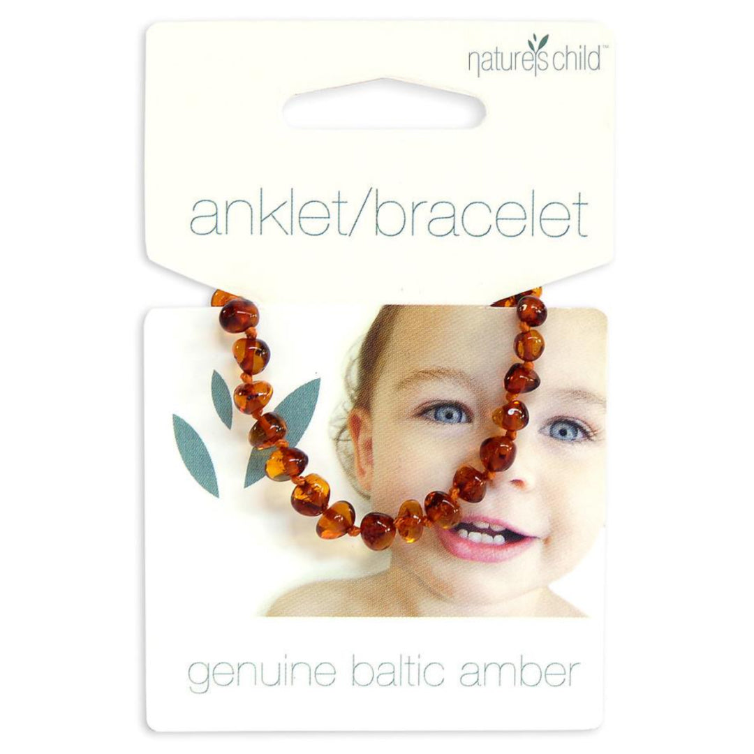 NATURES CHILD AMBER BRACELET - COGNAC