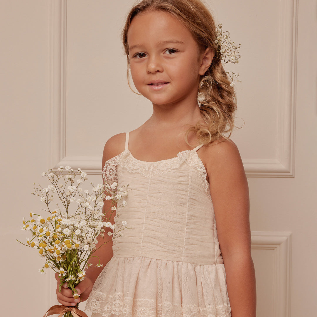 NORALEE AUDREY DRESS - NATURAL