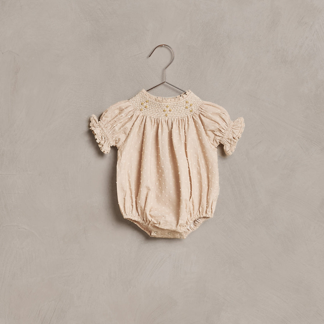 NORALEE MADDIE ROMPER - ECRU