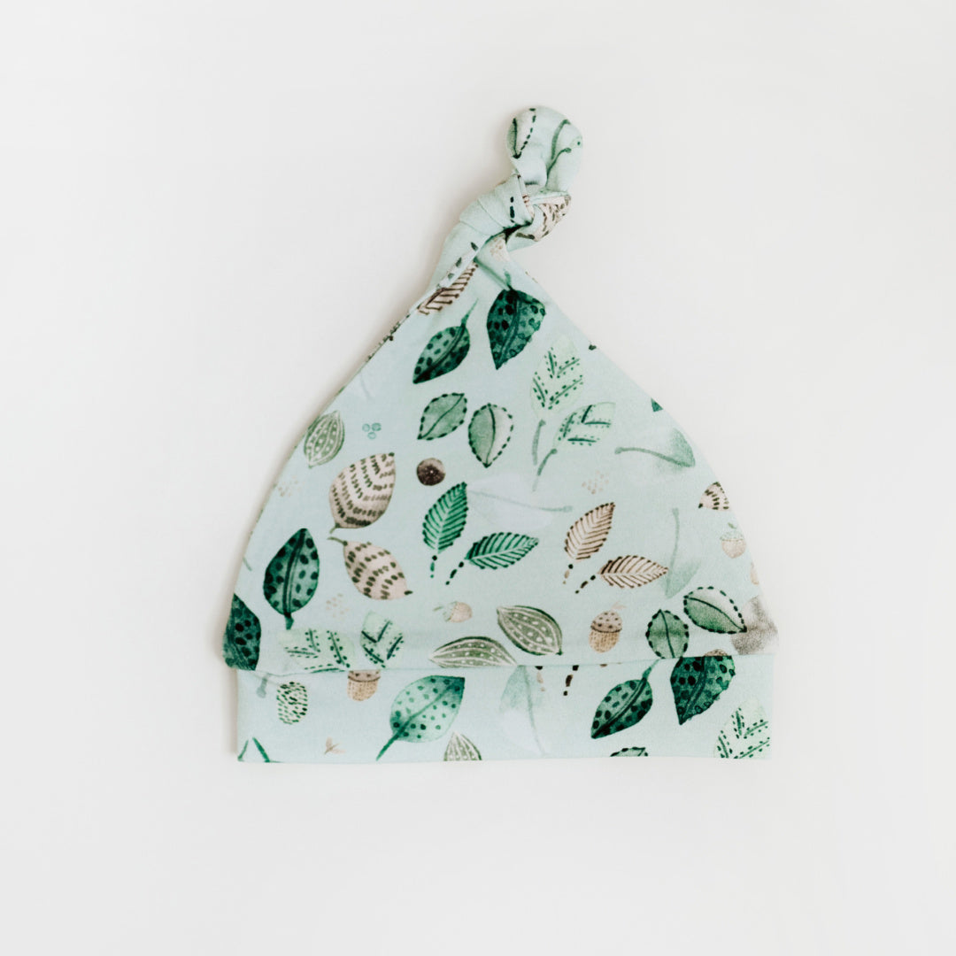 SNUGGLE HUNNY ORGANIC RIBBED BEANIE - DAINTREE