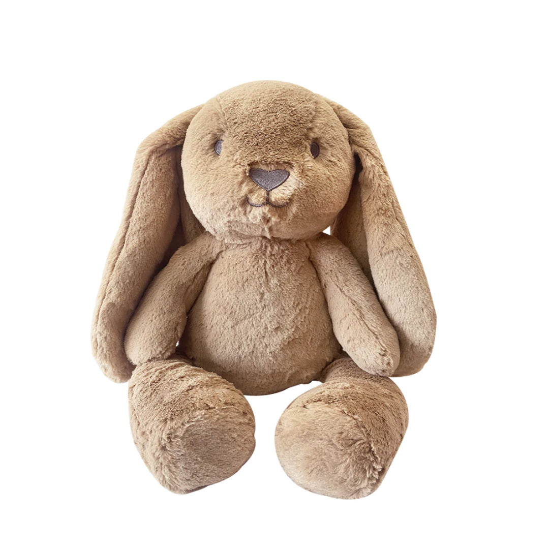 OB DESIGNS BAILEY BUNNY CARAMEL SOFT TOY - 34CM