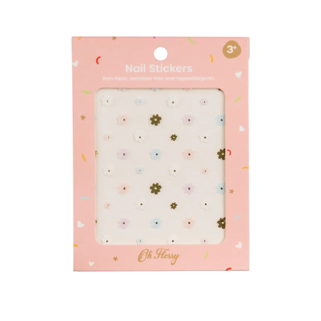 OH FLOSSY NAIL STICKERS - FLOWERS