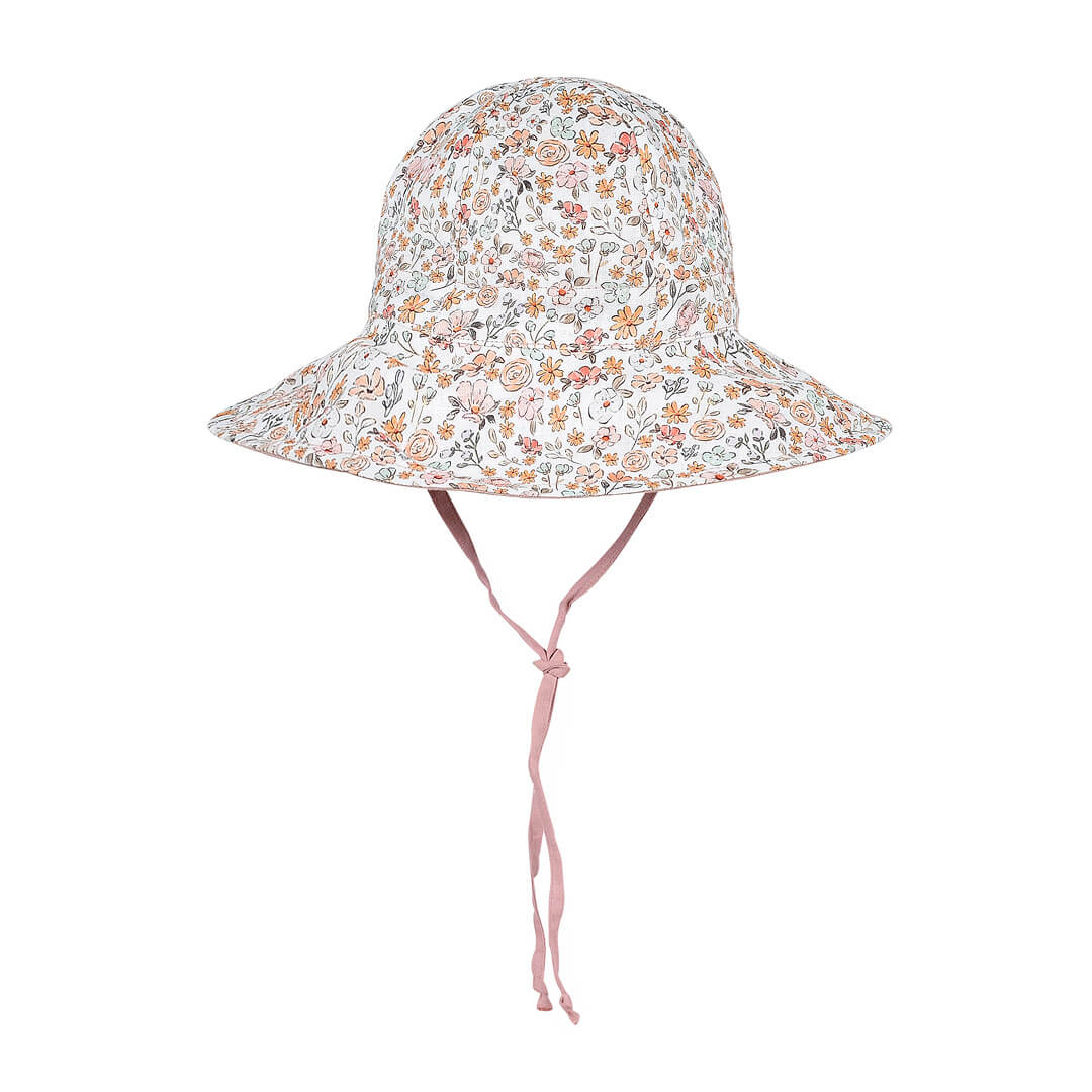 BEDHEAD HERITAGE &#39;WANDERER&#39; GIRLS PANELLED BUCKET  SUN HAT - CHELSEA / ROSA