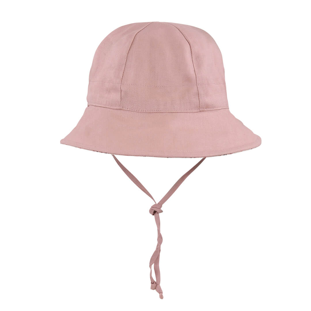 BEDHEAD HERITAGE &#39;WANDERER&#39; GIRLS PANELLED BUCKET  SUN HAT - CHELSEA / ROSA