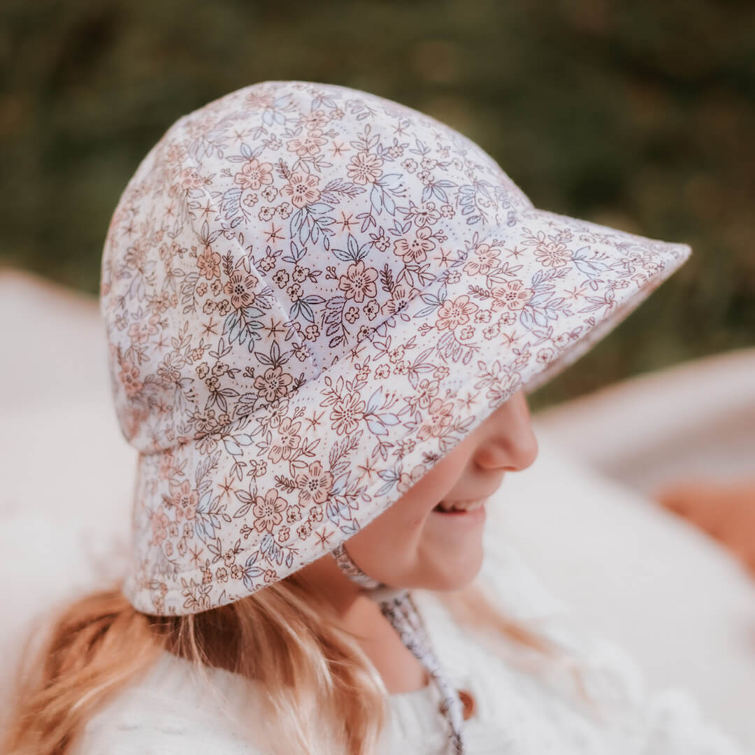 BEDHEAD KIDS PONYTAIL BUCKET HAT - FLORES