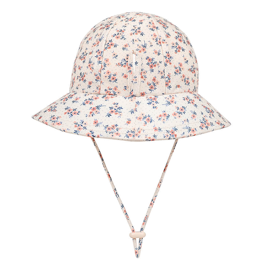 BEDHEAD KIDS UPF50+ SWIM PONYTAIL BUCKET HAT - FLORAL