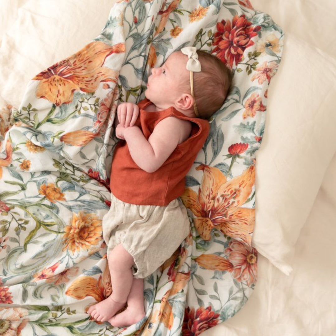 POP YA TOT ORGANIC MUSLIN SWADDLE  - LE PICCADILLY