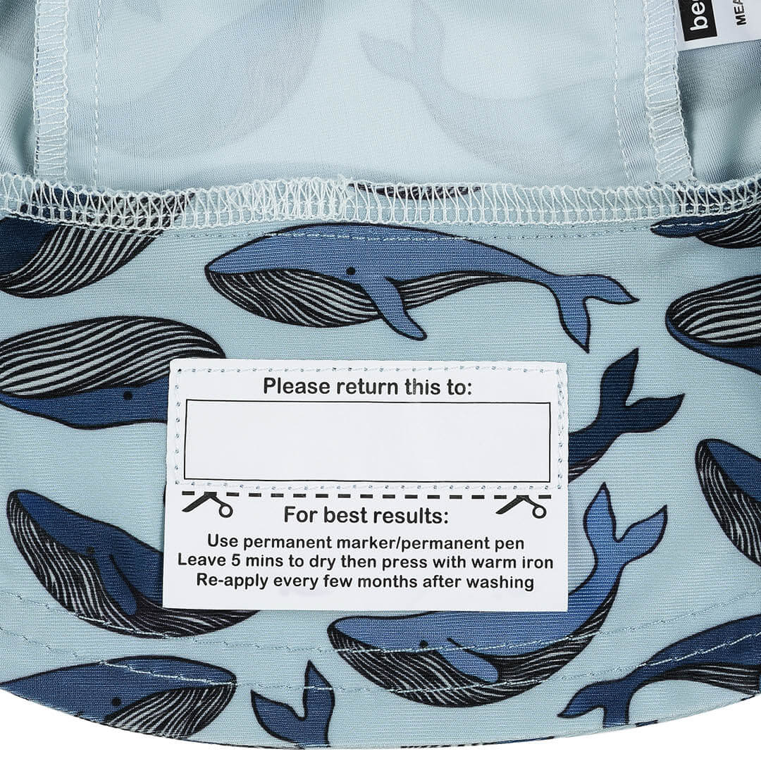 BEDHEAD BABY LEGIONNAIRE SWIM HAT - WHALE