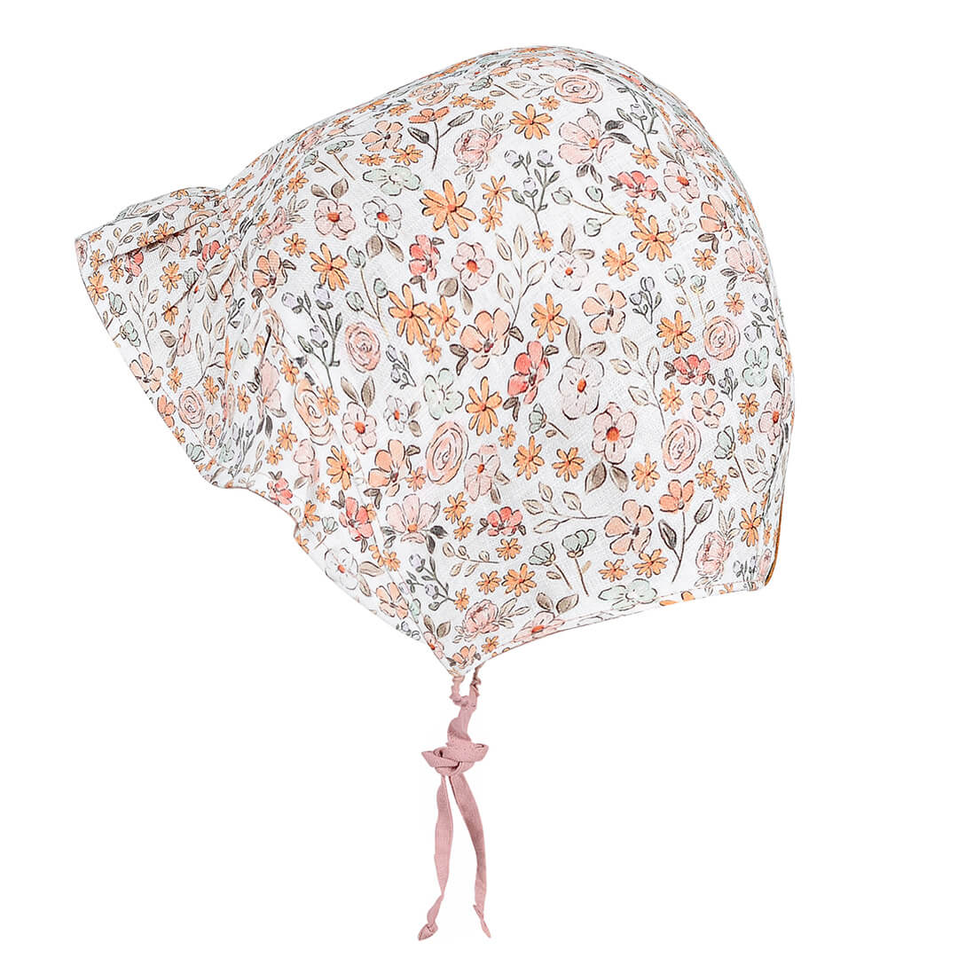 BEDHEAD HERITAGE &#39;SEARCHER&#39; REVERSIBLE RUFFLE BONNET - CHELSEA / ROSA