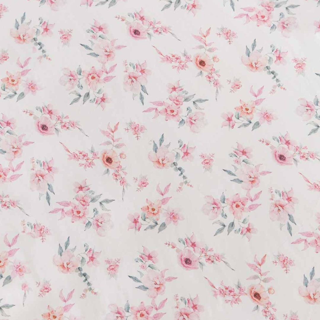 SNUGGLE HUNNY ORGANIC FITTED BASSINET SHEET / CHANGE PAD COVER - CAMILLE