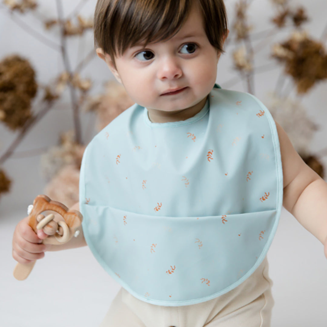 SNUGGLE HUNNY WATERPROOF BABY BIB - SPROUT