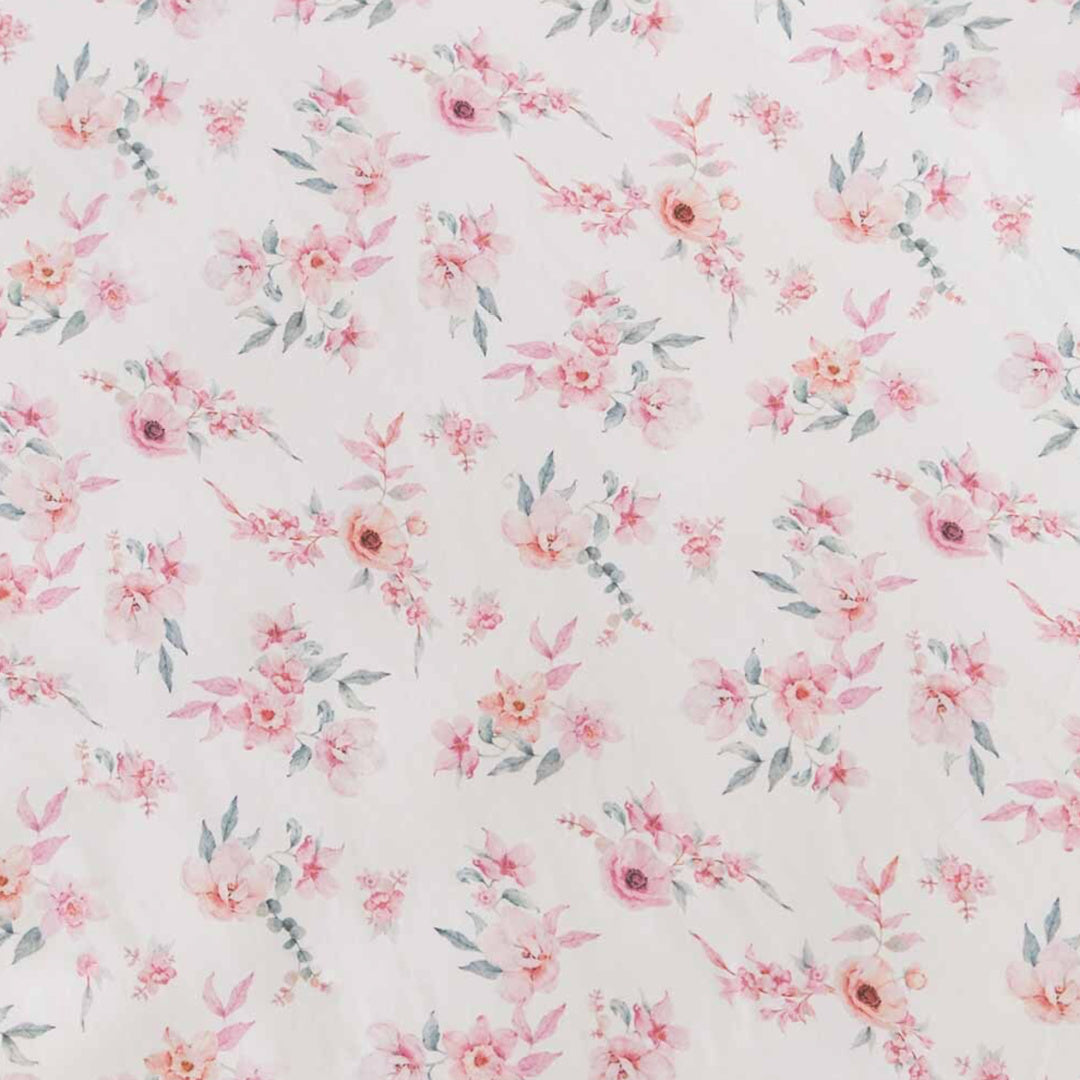 SNUGGLE HUNNY ORGANIC FITTED COT SHEET - CAMILLE