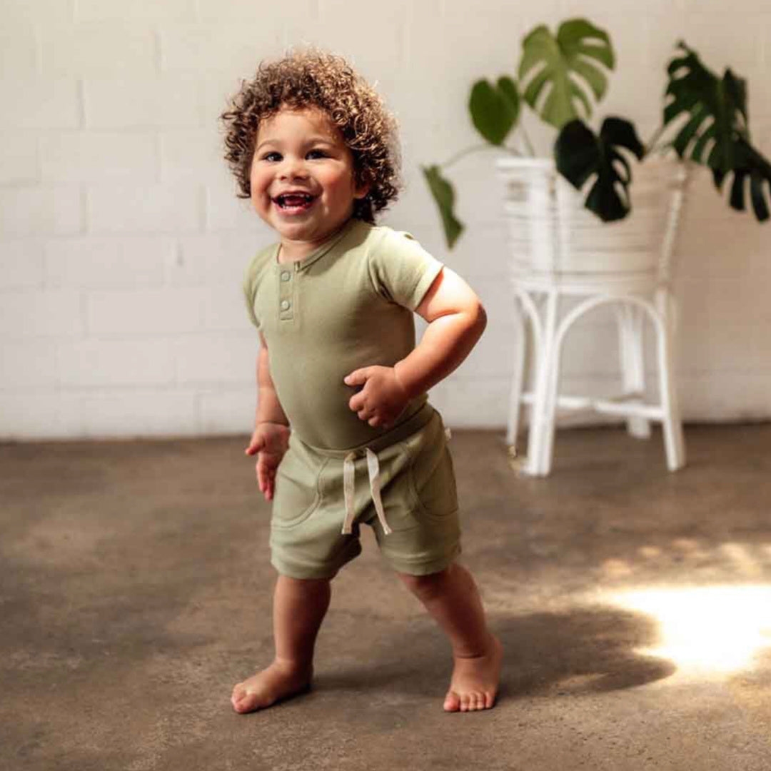 SNUGGLE HUNNY ORGANIC BABY SHORTS - DEWKIST