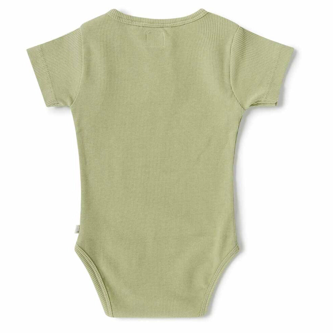 SNUGGLE HUNNY ORGANIC SHORT SLEEVE BODYSUIT - DEWKIST