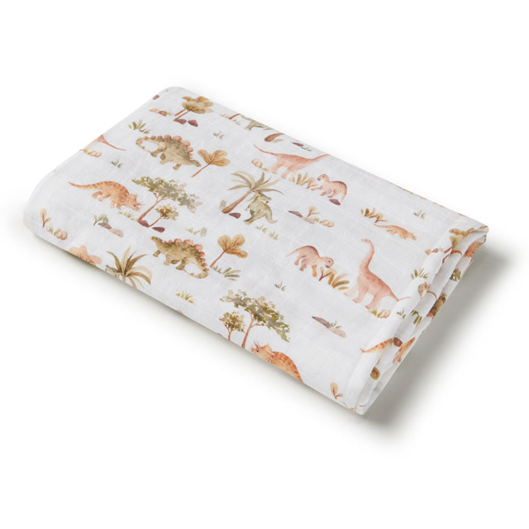 SNUGGLE HUNNY ORGANIC MUSLIN WRAP - DINO
