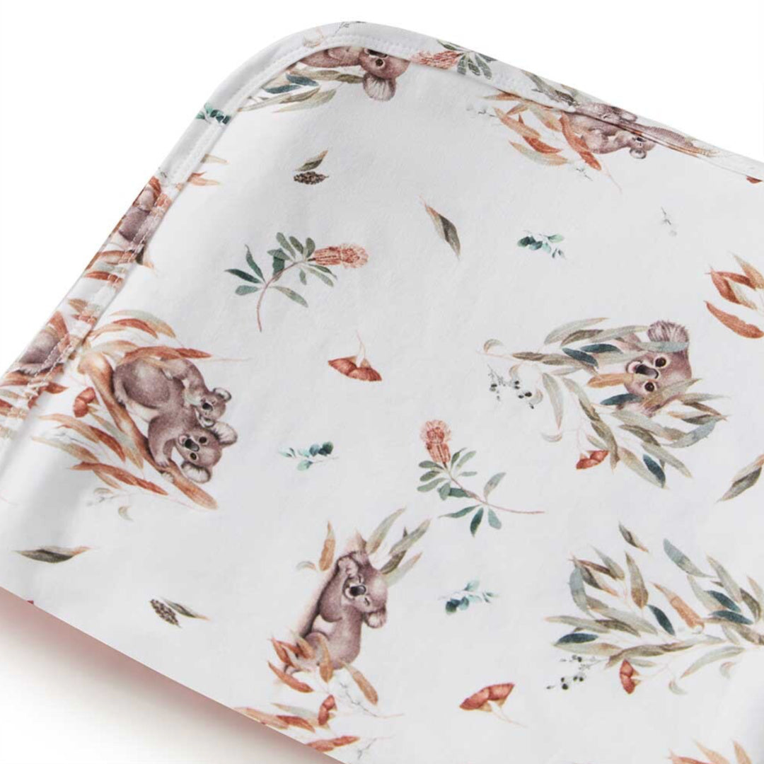 SNUGGLE HUNNY ORGANIC JERSEY WRAP AND BEANIE SET - KOALA