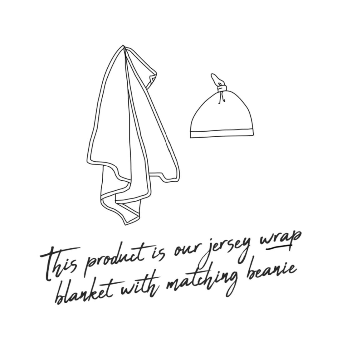 SNUGGLE HUNNY ORGANIC JERSEY WRAP AND BEANIE SET - KOALA