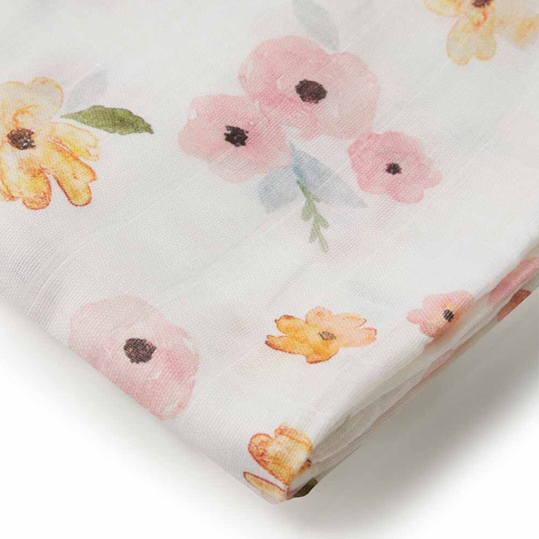 SNUGGLE HUNNY ORGANIC MUSLIN WRAP - POPPY