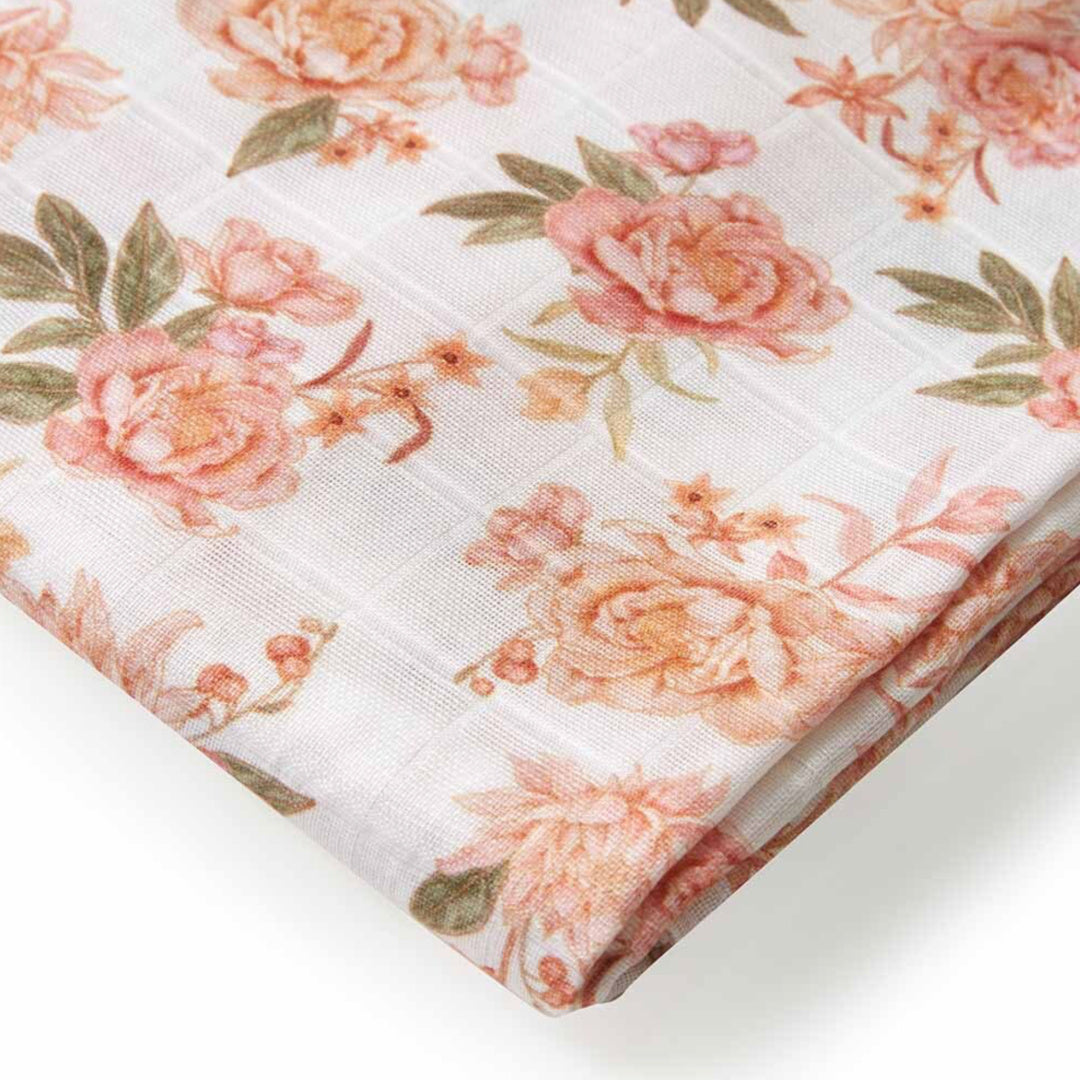 SNUGGLE HUNNY ORGANIC MUSLIN WRAP - ROSETTE