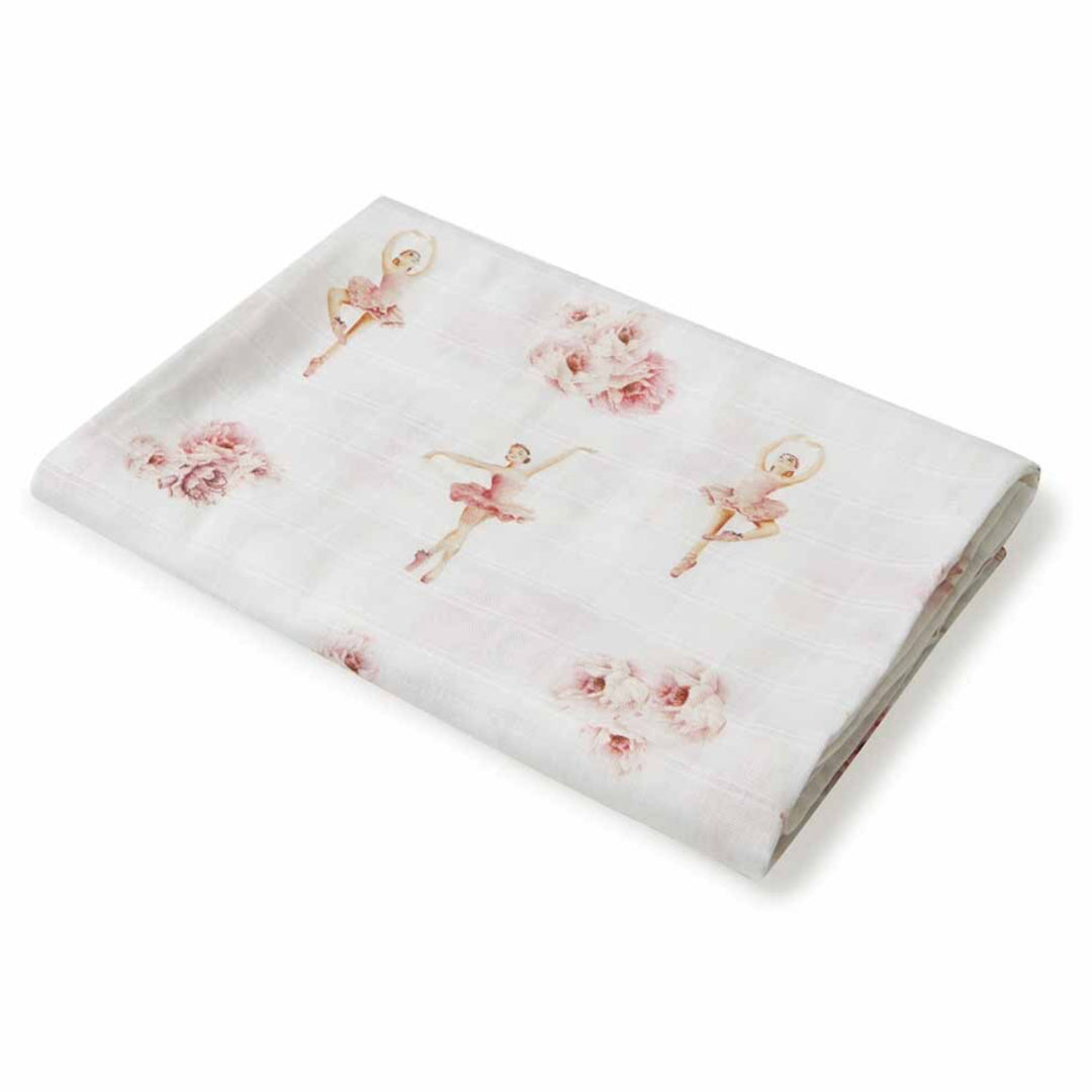 SNUGGLE HUNNY ORGANIC MUSLIN WRAP - BALLERINA