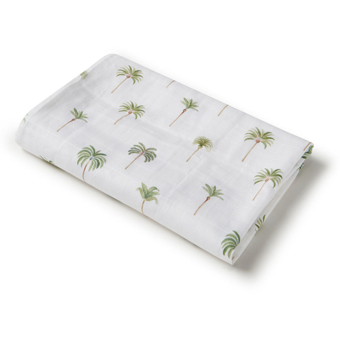 SNUGGLE HUNNY ORGANIC MUSLIN WRAP - GREEN PALM