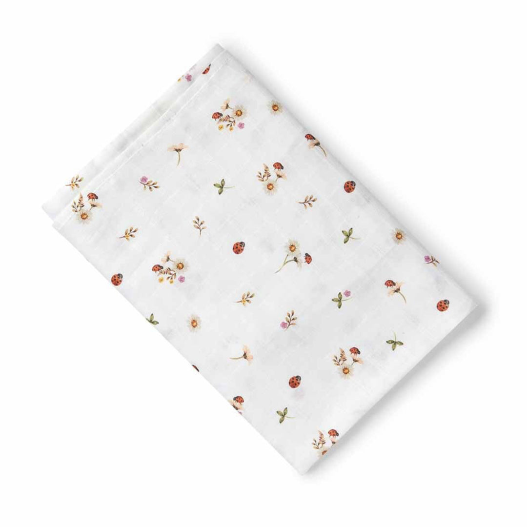 SNUGGLE HUNNY ORGANIC MUSLIN WRAP - LADYBUG