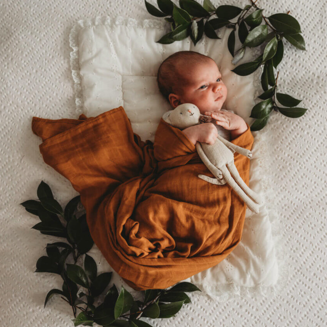 SNUGGLE HUNNY ORGANIC MUSLIN WRAP - BRONZE