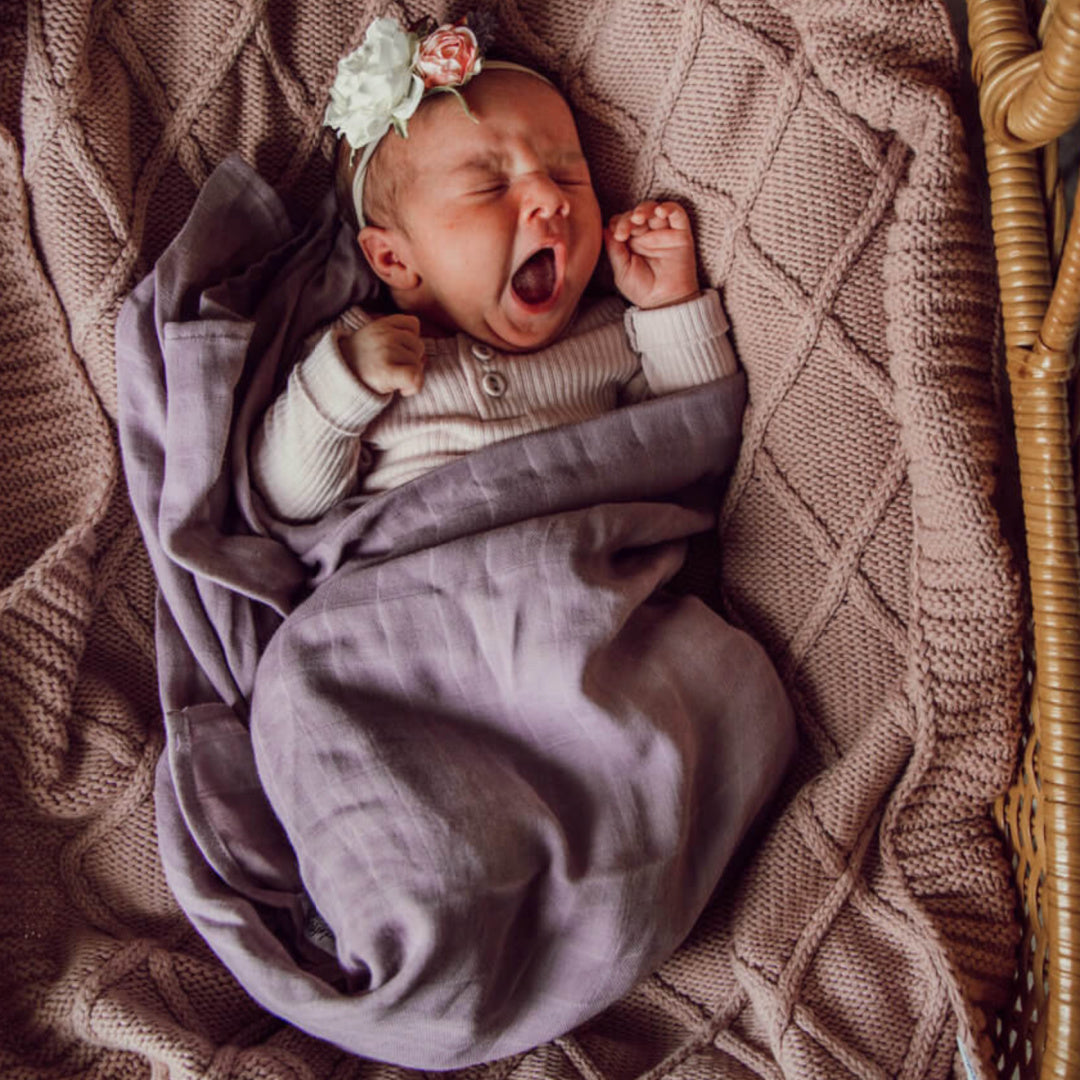 SNUGGLE HUNNY ORGANIC MUSLIN WRAP - DUSK
